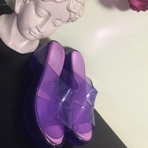 Jeffery Campbell wedge jelly